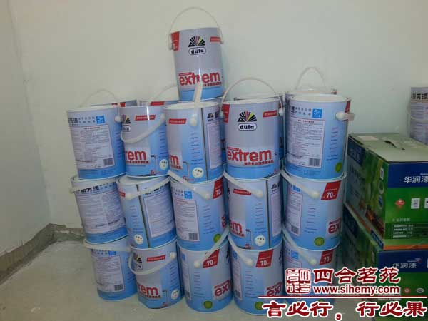 施工現場安全,涂料安全明文擺放規范