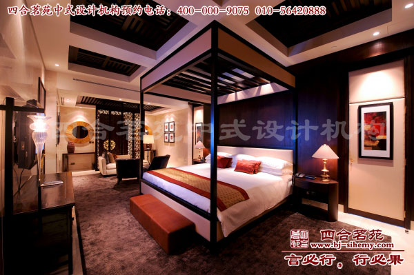 中式別墅臥室裝修 別墅裝修