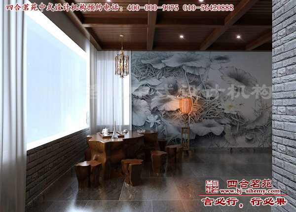 別墅陽臺擺設圖 封閉中式陽臺設計之打造陽臺休閑區域,給人帶來身心的放松。