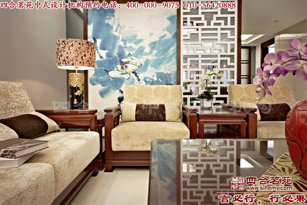 別墅中式裝修效果圖(4) 以中式裝修風格為核心,大氣非凡。