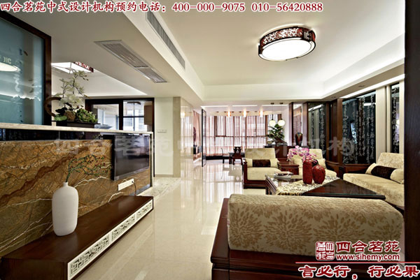 別墅中式裝修效果圖(6)