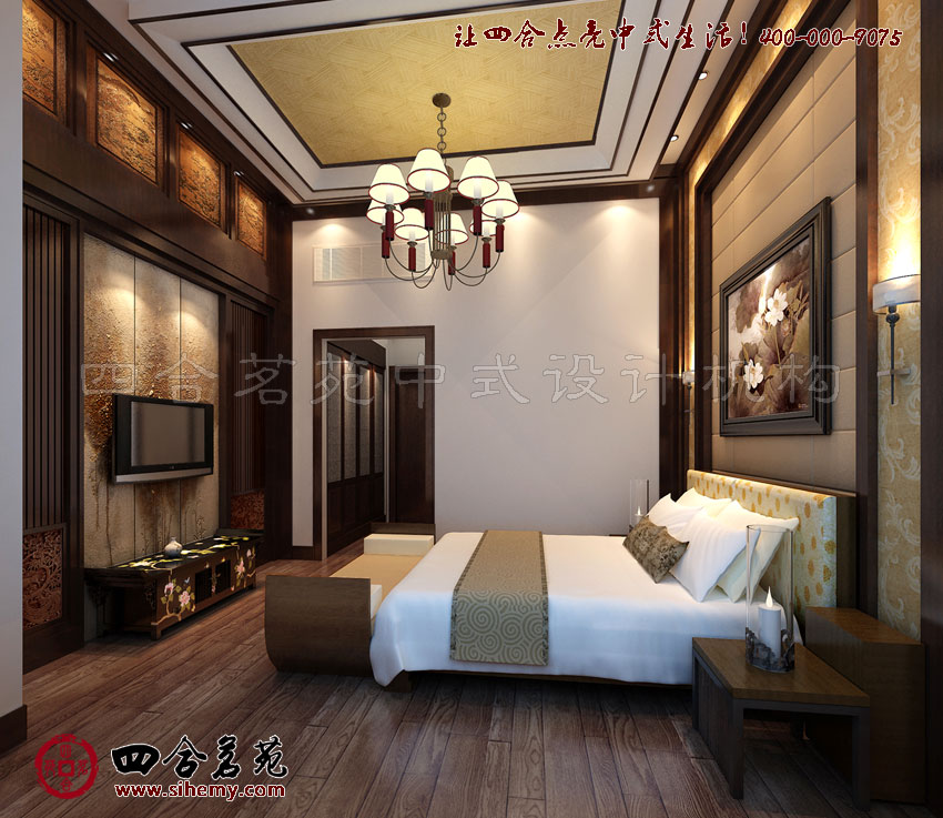 原色、立體突出木作質感 中式設計別墅欣賞