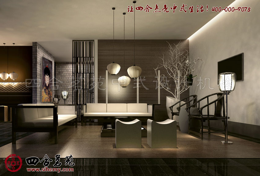 仙風道骨的空間展現(xiàn)著古典裝飾的魅力 新中國園林文化