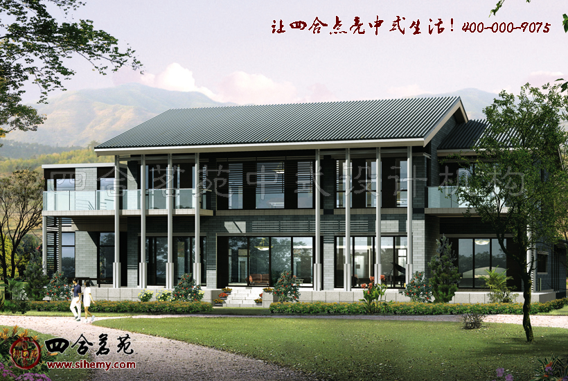 蒼翠蔥蘢的設計觸感 別墅院落設計新圖片欣賞