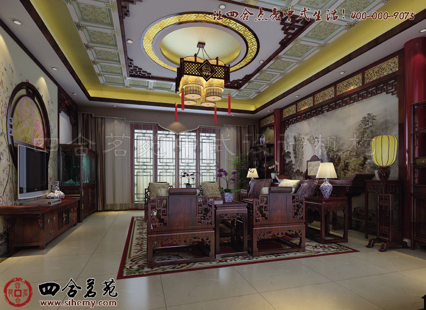 山水畫的精美提升空間享受