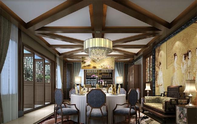 空間布局舒適 別墅中式裝修注重文化美